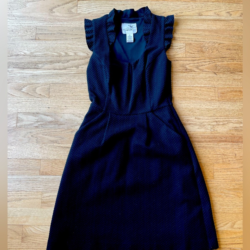 Anthropologie black dress